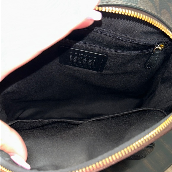 Coach Signature Brown and Black Backpack - Picture 5 of 7